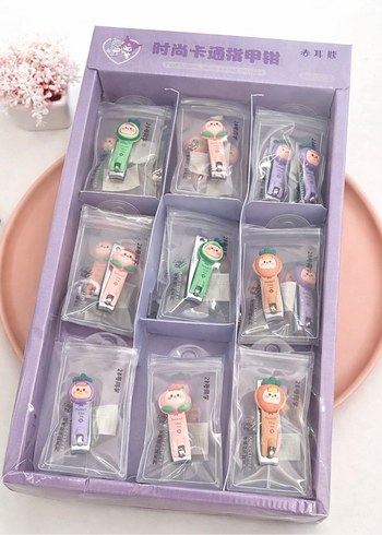 Kilitli Şeffaf Cüzdan Meyve Figürlü Çocuk Tırnak Makası - Görsel 2