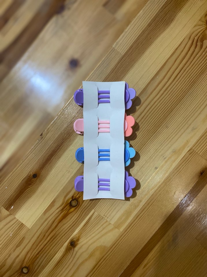 Papatya Desenli Renkli 4lü Çocuk Toka Seti - Görsel 4