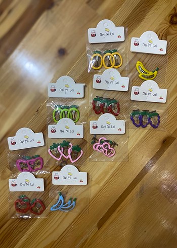 Meyve Figürlü Renkli 3lü Çıtçıt Toka - Görsel 4