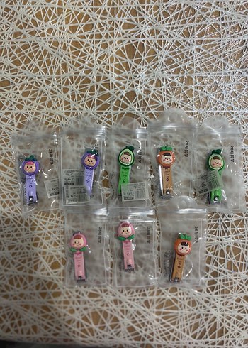 Kilitli Şeffaf Cüzdan Meyve Figürlü Çocuk Tırnak Makası - Görsel 3