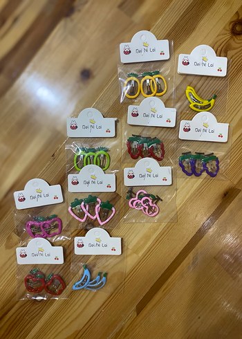 Meyve Figürlü Renkli 3lü Çıtçıt Toka - Görsel 4