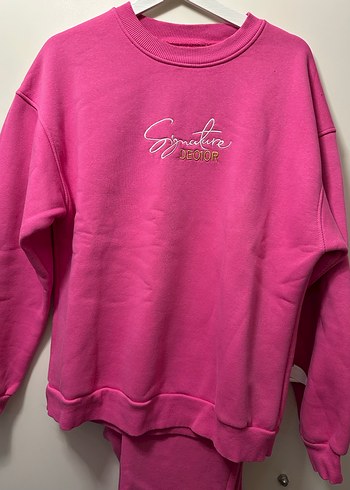 Pembe Rahat Kesim  Eşofman Takımı - Görsel 3