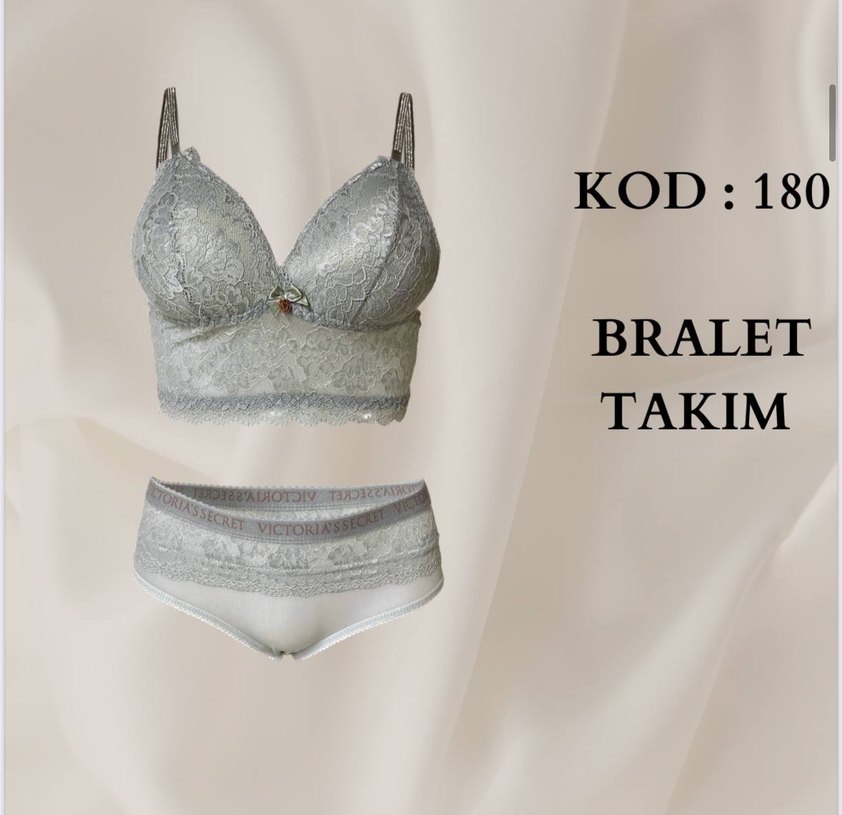 Victoria Secret Bralet Dantel Bohem Takımı - Görsel 2