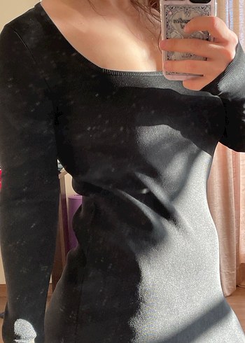 Zara kısa triko elbise - Görsel 2