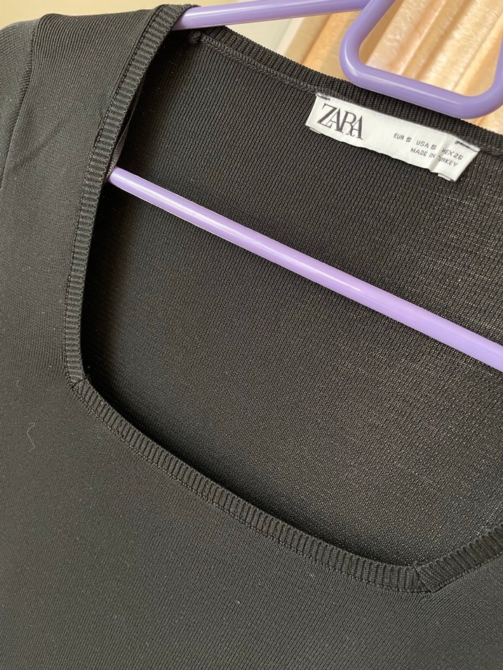 Zara kısa triko elbise - Görsel 4