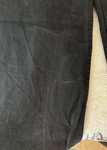 Bershka wide leg yüksek bel siyah jean - Görsel 7