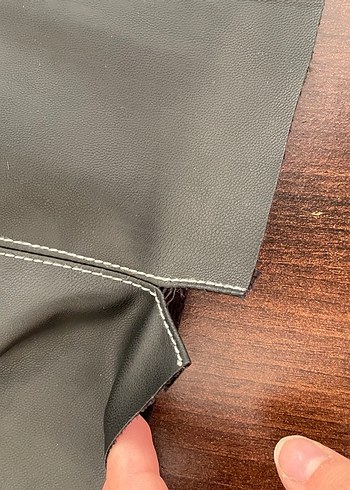 Bershka crop deri ceket gömlek - Görsel 6