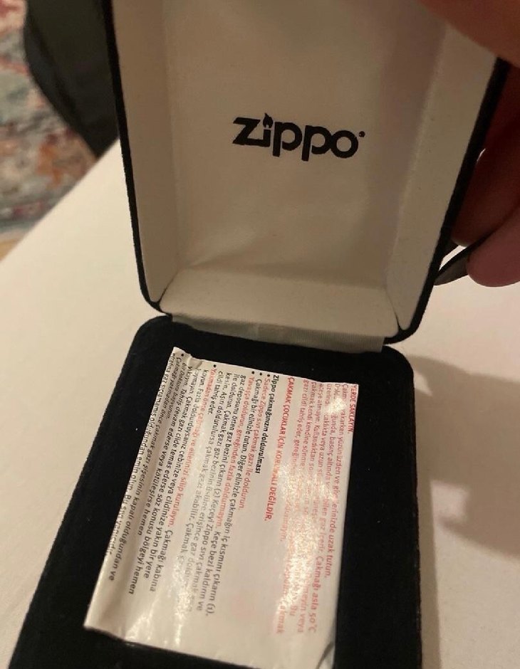 Orjinal kutulu zippo - Görsel 4