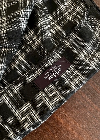 Ekose kısa kalem etek - Görsel 2