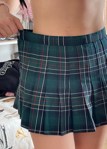 Ekoseli kolej eteği - Görsel 3