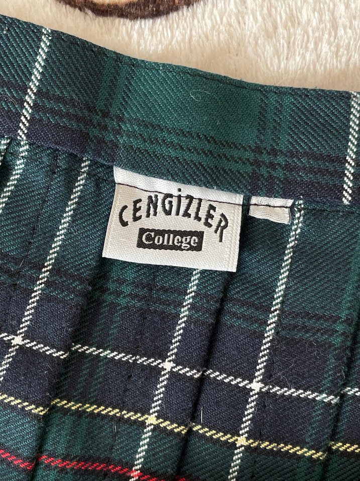 Ekoseli kolej eteği - Görsel 4