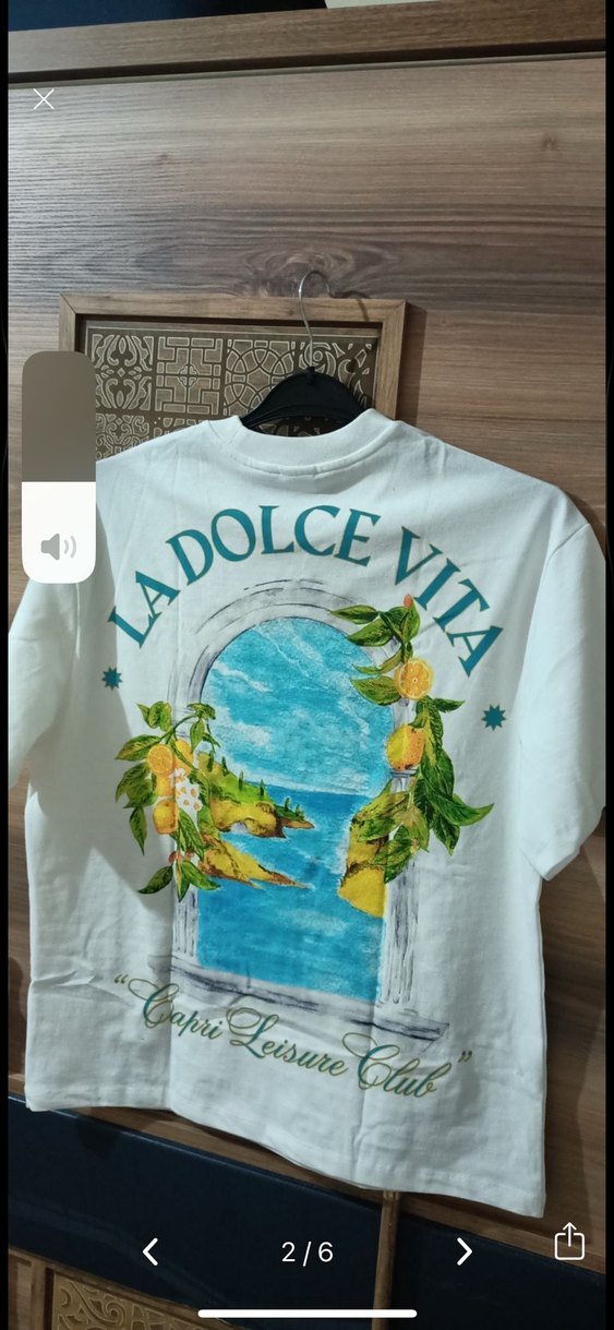 Beyaz Baskılı Erkek Tişört Pamuk Kumaş - Görsel 2