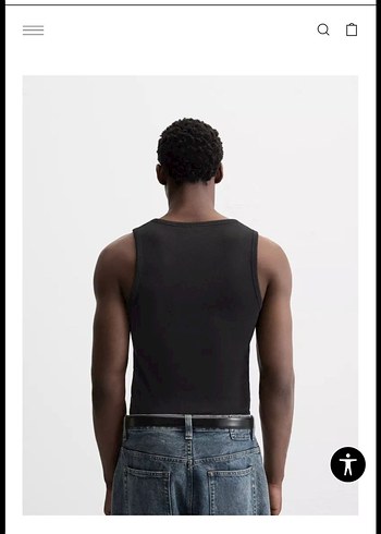 Siyah Erkek Dar Kesim Atlet - Görsel 3