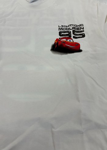 Beyaz Cars Baskılı Erkek - Görsel 5