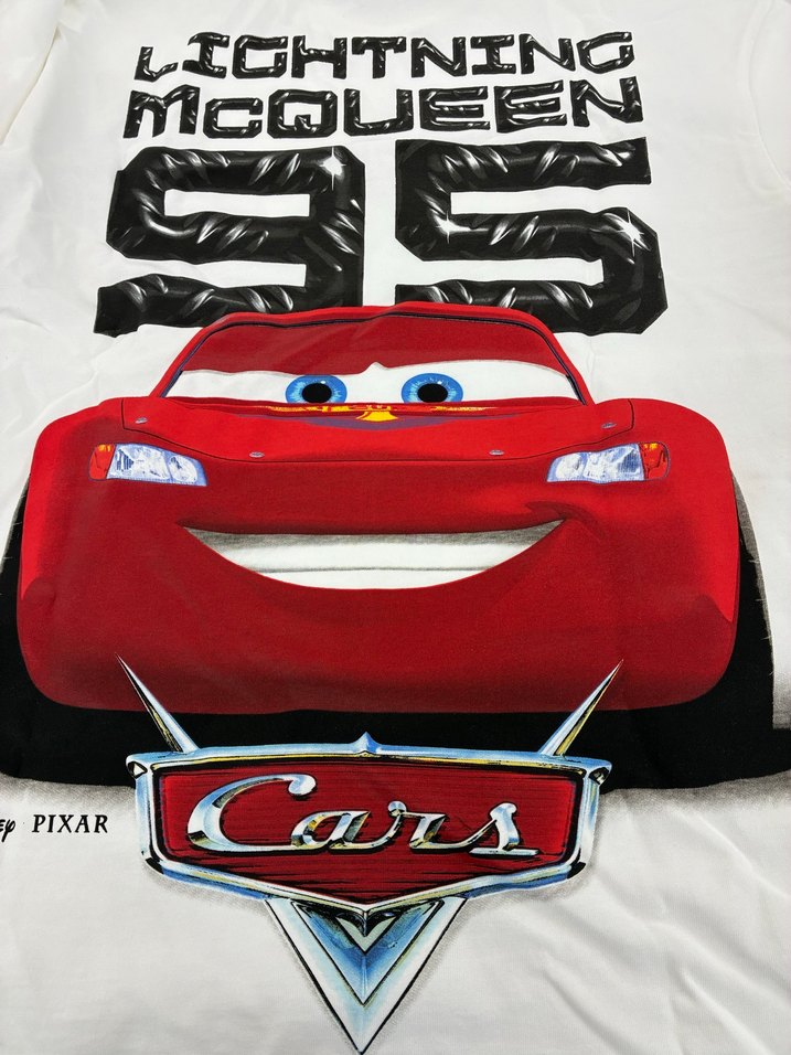 Beyaz Cars Baskılı Erkek - Görsel 4