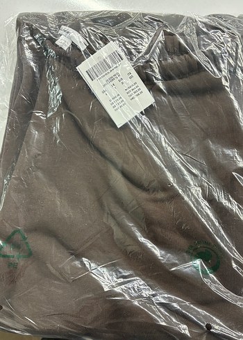 Kadın Kahverengi Bol Kesim Sweatpant - Görsel 6