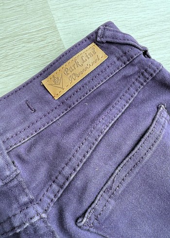 Mor Midi Kadın Kumaş Pantolon - Görsel 4