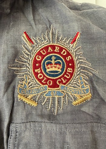 Gri Denim Erkek Gömlek, Uzun Kollu, Düğmeli - Görsel 4