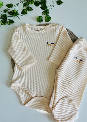 Erkek Bebek Uzun Kollu Zıbın Takımı - Görsel 3