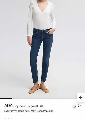 Mavi Jeans Koyu Mavi Denim Jean