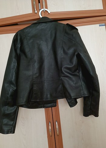 Mavi deri ceket - Görsel 3