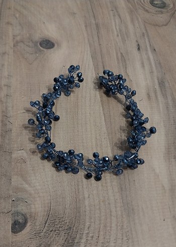 Mavi Boncuklu Saç Aksesuarı Taç - Görsel 5