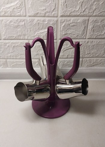 Korkmaz 3'lü Cezve Takımı Standlı - Görsel 3