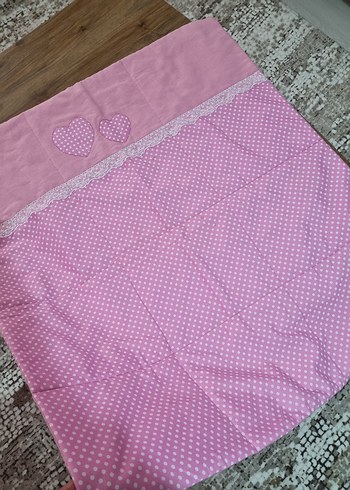 Nakışlı Pembe Çocuk Uyku Örtüsü - Görsel 2