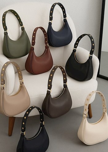 Deri Kadın El Çantası - Minimalist ve Şık - Görsel 6