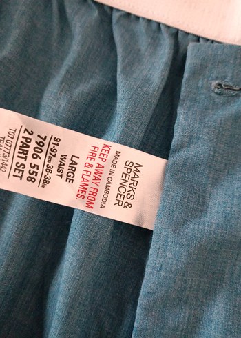 Marks&Spencer Erkek Pijama takımı Oversize - Görsel 8