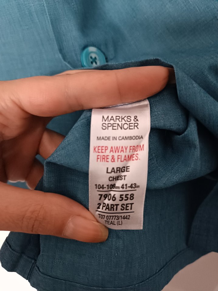Marks&Spencer Erkek Pijama takımı Oversize - Görsel 5