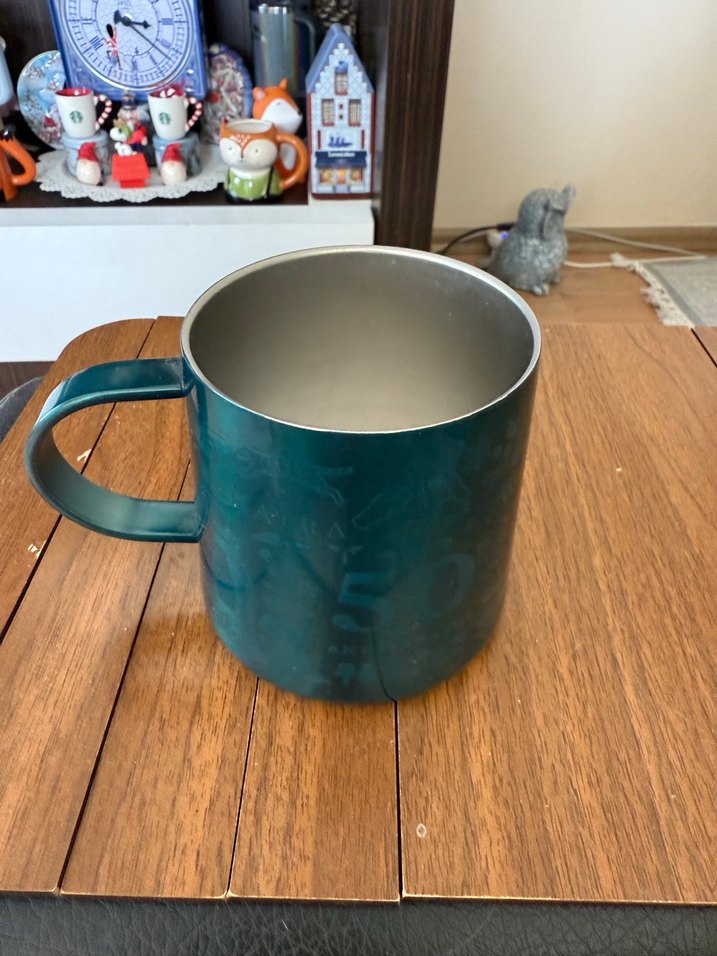 Parlak Turkuaz Starbucks Kupa - Görsel 3