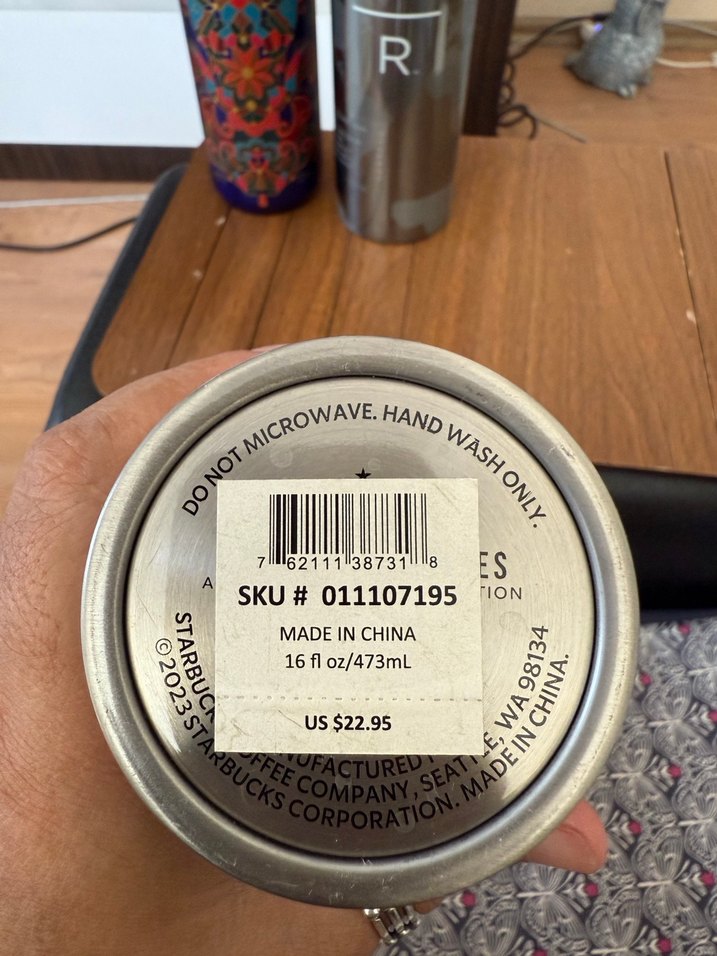 Kırmızı Kapaklı New York Temalı Starbucks Termos - Görsel 5