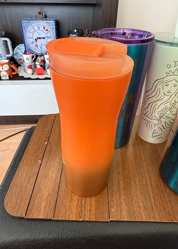 Starbucks Turuncu Termos - Görsel 2