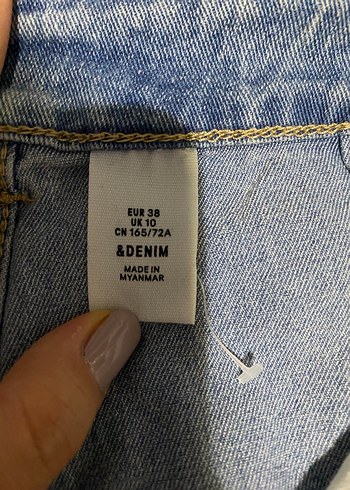 Denim Kot Etek - Görsel 4