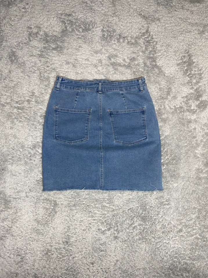 Denim Kot Etek - Görsel 2