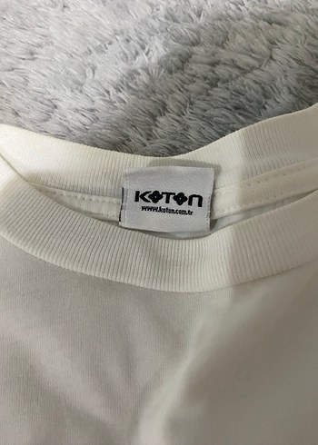 Kız Çocuk Beyaz Nakışlı Kısa Kollu Tişört - Görsel 3