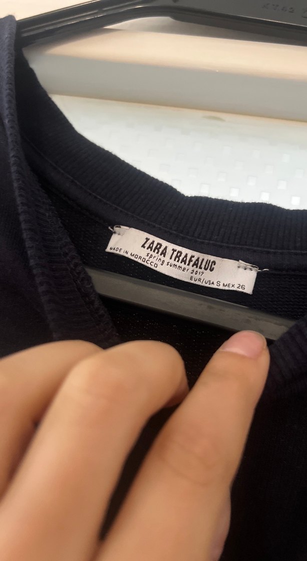 Fırfırlı Siyah Hamile Tişörtü - Görsel 3