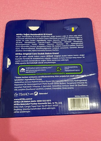 Nivea original dudak kremi ve el kremi seti - Görsel 2