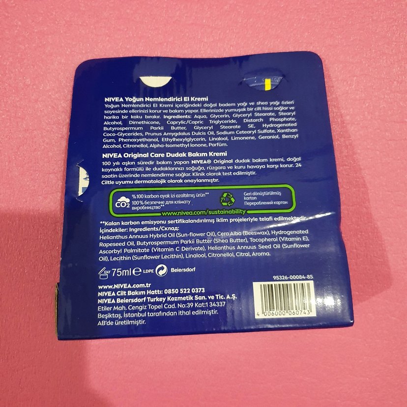 Nivea original dudak kremi ve el kremi seti - Görsel 2