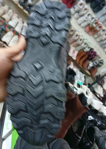 Yılan Desenli Siyah Bağcıklı Outdoor Erkek Ayakkabı - Görsel 4