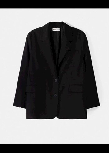 Bershka Siyah blazer ceket - Görsel 2