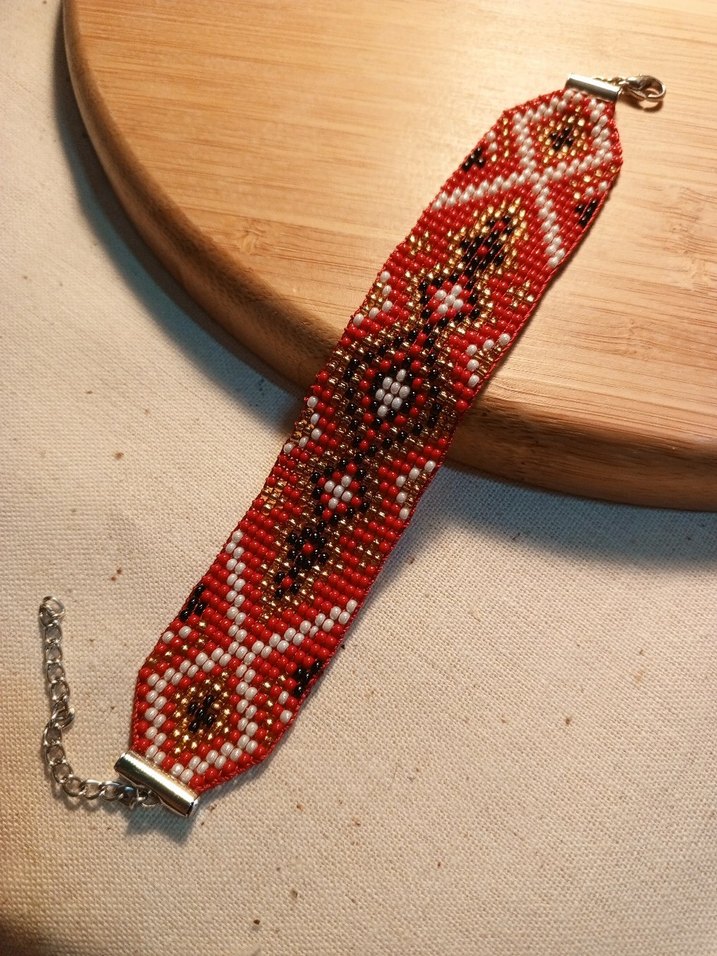 Renkli Nakışlı Geleneksel Kadın Bileklik - Görsel 4