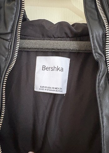 Fermuarlı Siyah Deri Kadın Yelek - Görsel 3