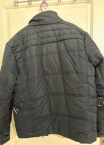 Siyah Erkek Mont - Görsel 5