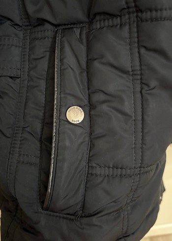 Siyah Erkek Mont - Görsel 4