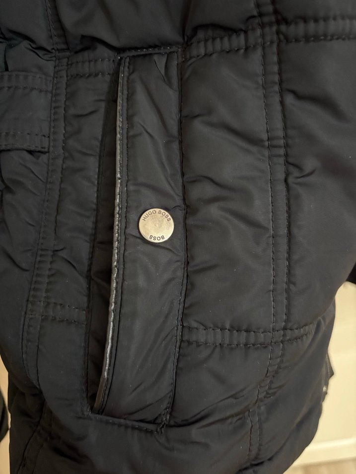 Siyah Erkek Mont - Görsel 4