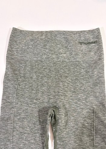 Gri-yeşil Hummel Spor Uzun Tayt - Görsel 2
