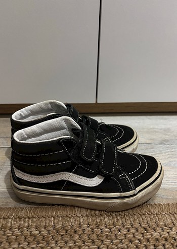 Çocuk Siyah Vans Sneakers - Görsel 2