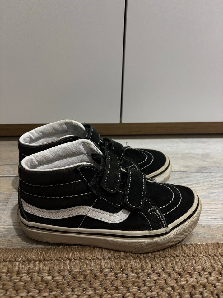 Çocuk Siyah Vans Sneakers - Görsel 2